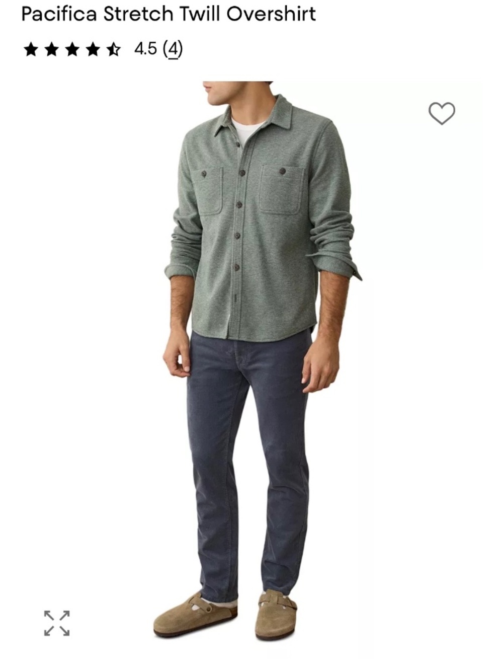 Marine Layer - Pacific Stretch Twill Overshirt